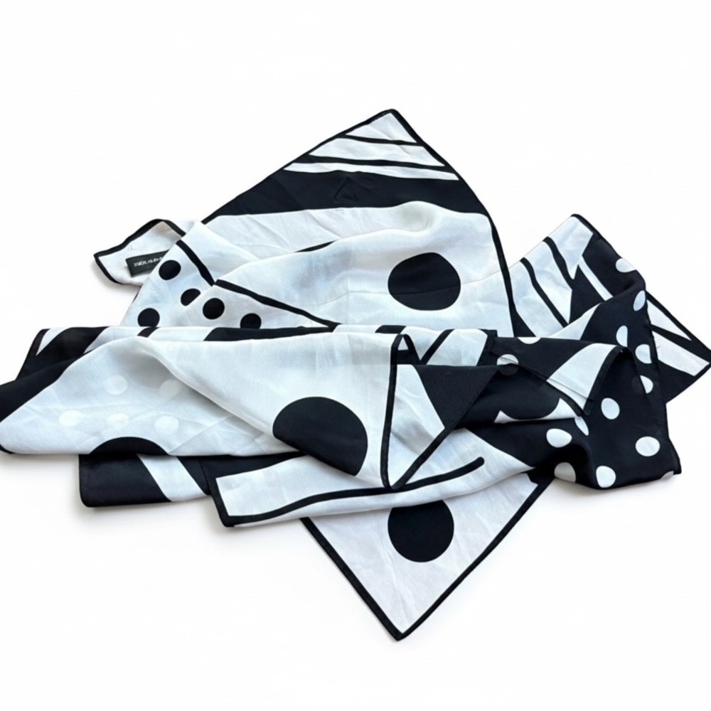Jones New York Monochrome 100% Silk Sacarf Women Accessory